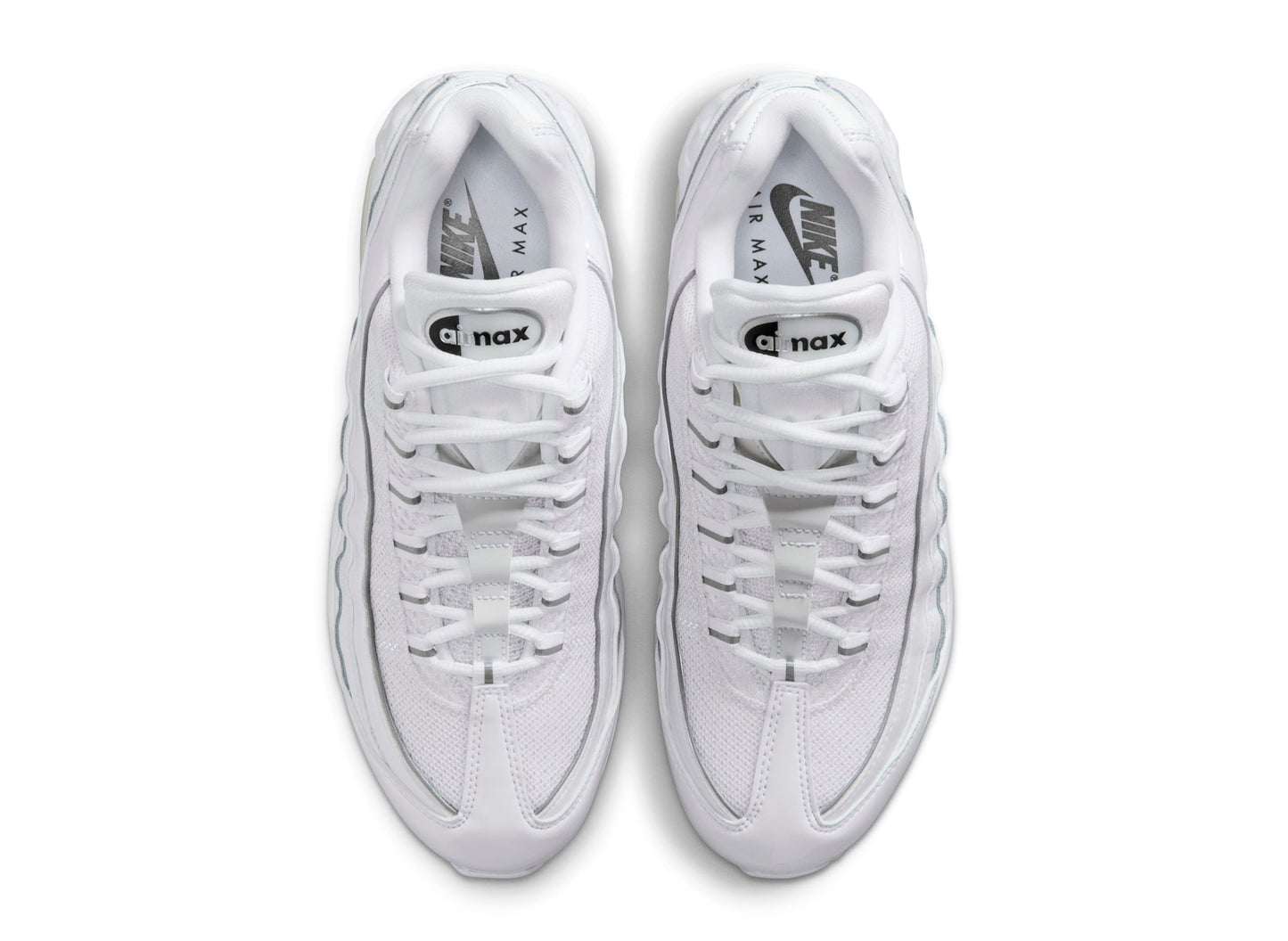 Women's Nike Air Max 95 Big Bubble Reflective in White — view 4