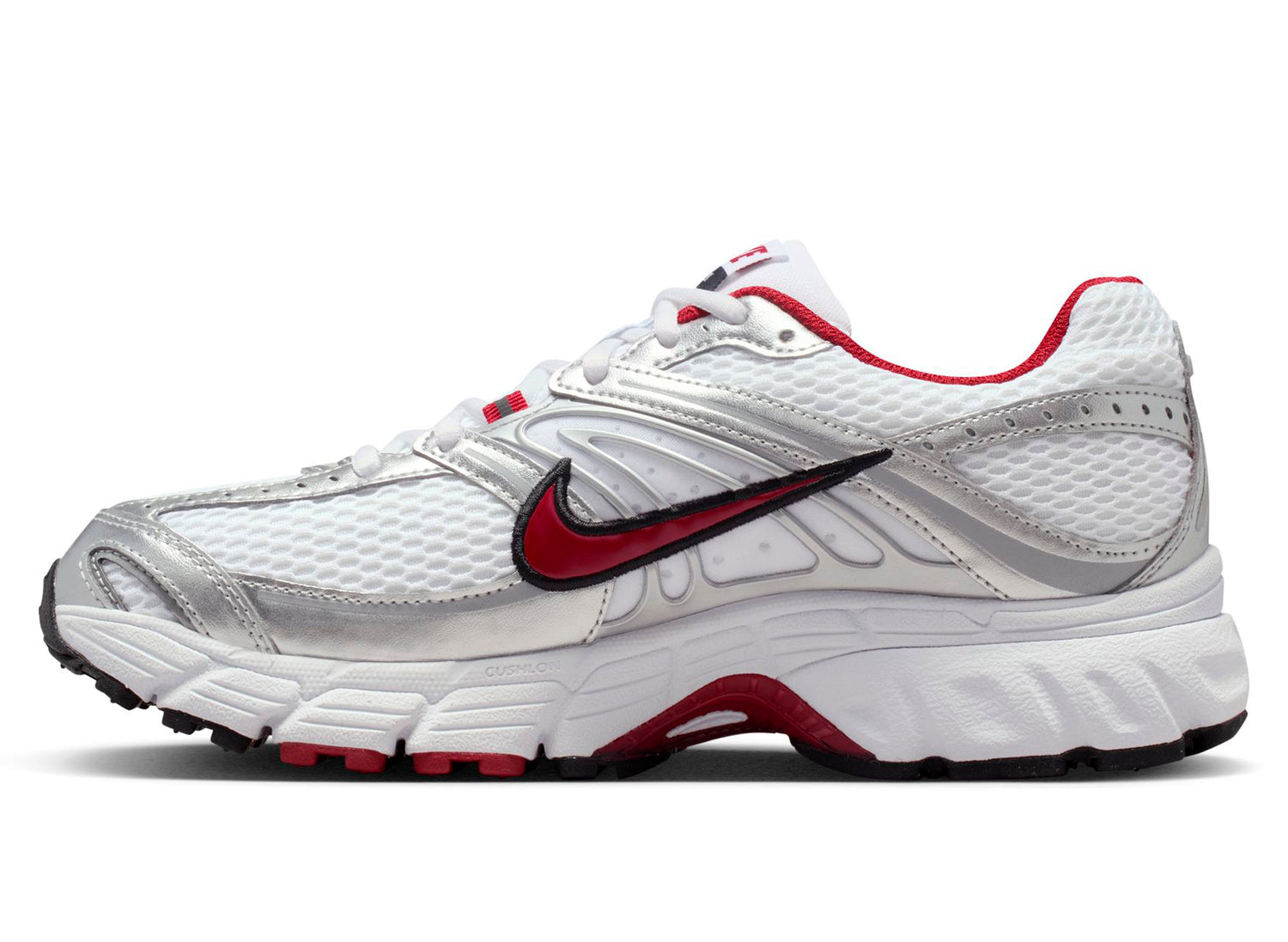 Women's Nike Air Max Moto 2K in White / Team Crimson — view 3