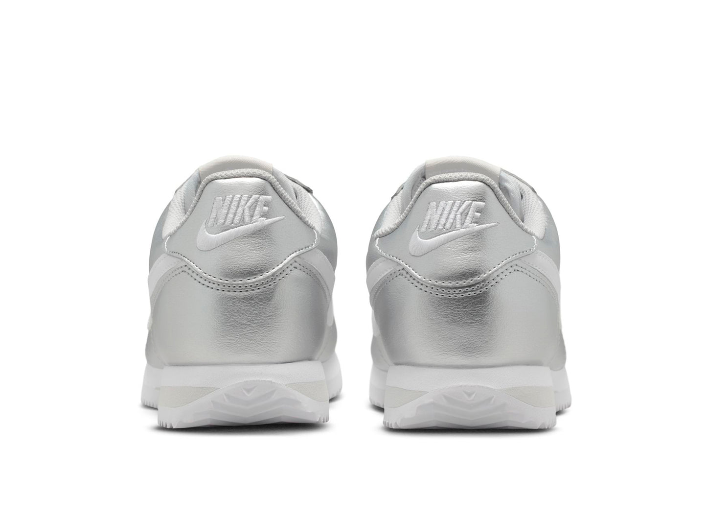 Women's Nike Cortez in Metallic Silver — view 2