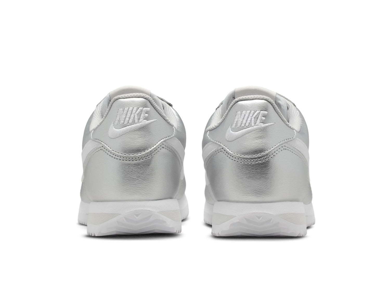 Women's Nike Cortez in Metallic Silver — view 2