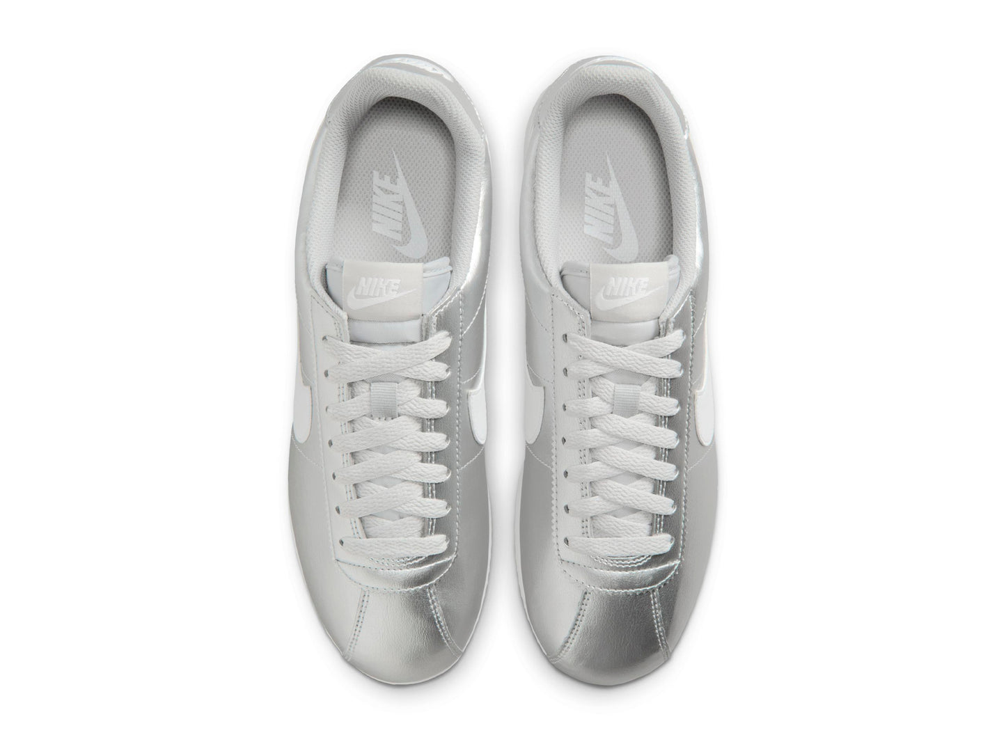 Women's Nike Cortez in Metallic Silver — view 4