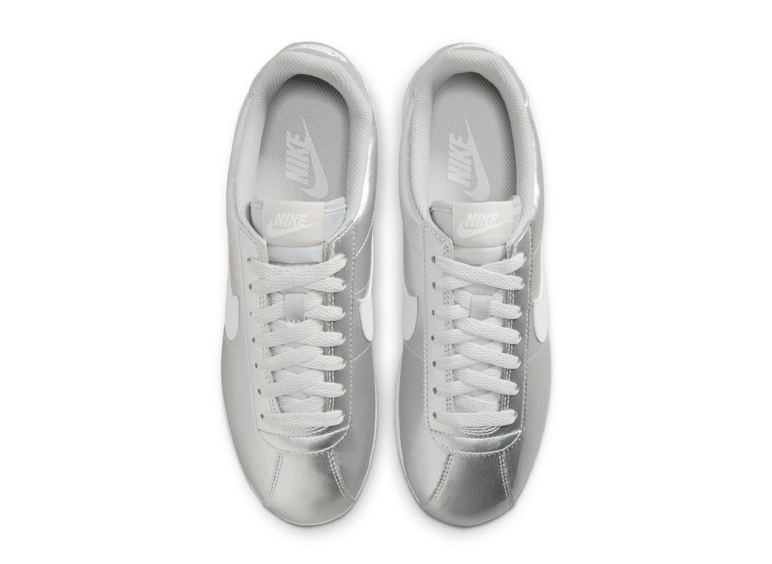 Women's Nike Cortez in Metallic Silver — view 4