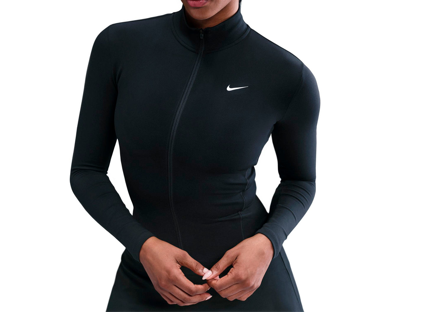 Women's Nike One Fitted Dri-FIT Full-Zip Jacket — view 4