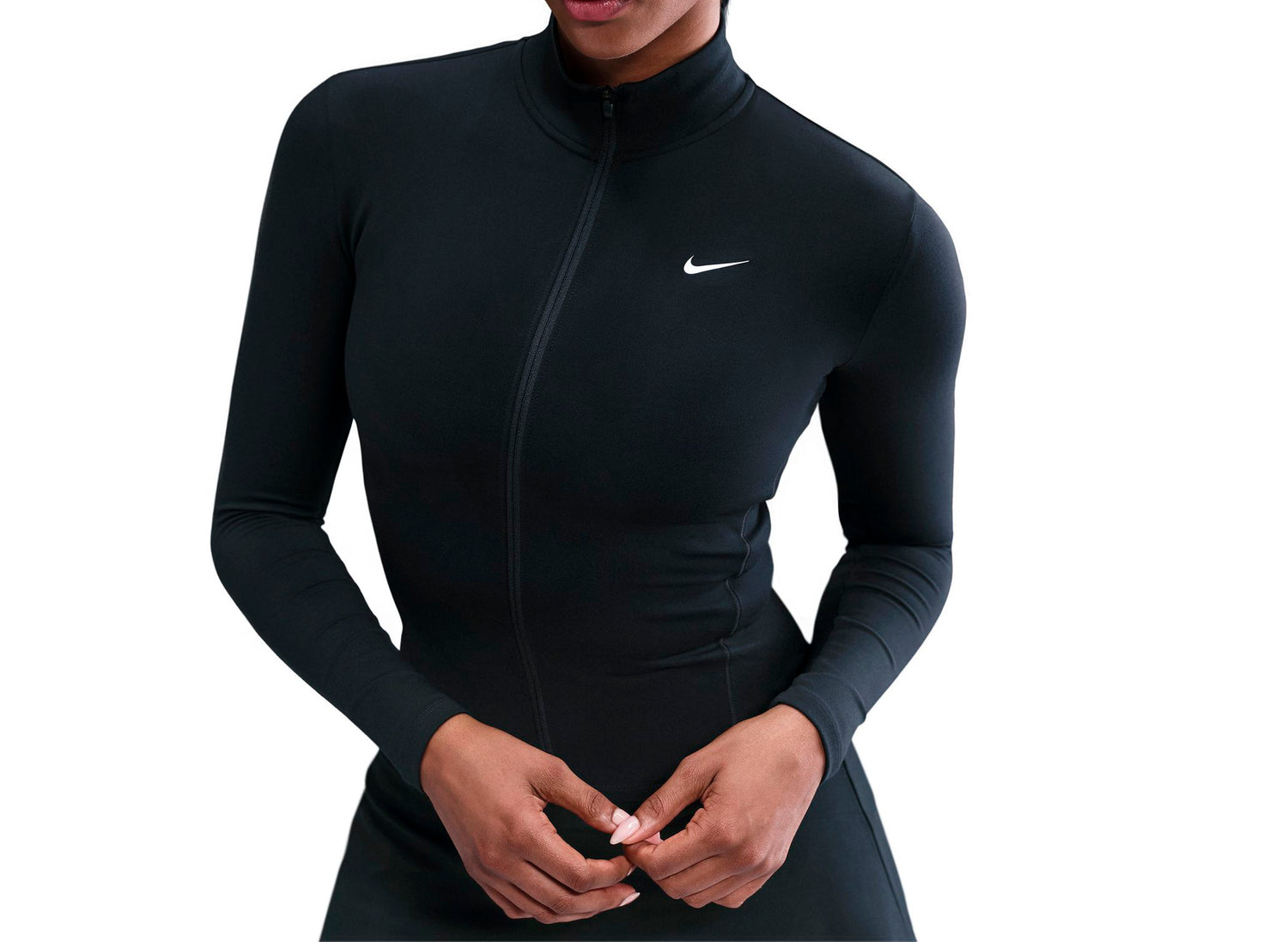 Women's Nike One Fitted Dri-FIT Full-Zip Jacket — view 4