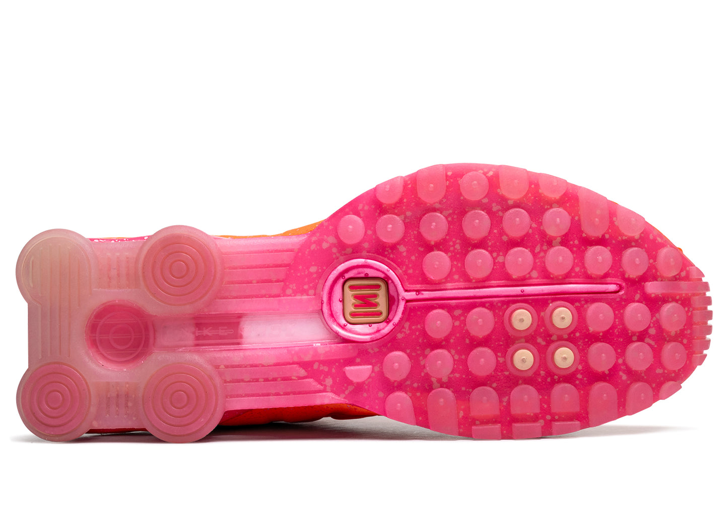 Women's Nike Shox R4 AB in Total Orange — view 5