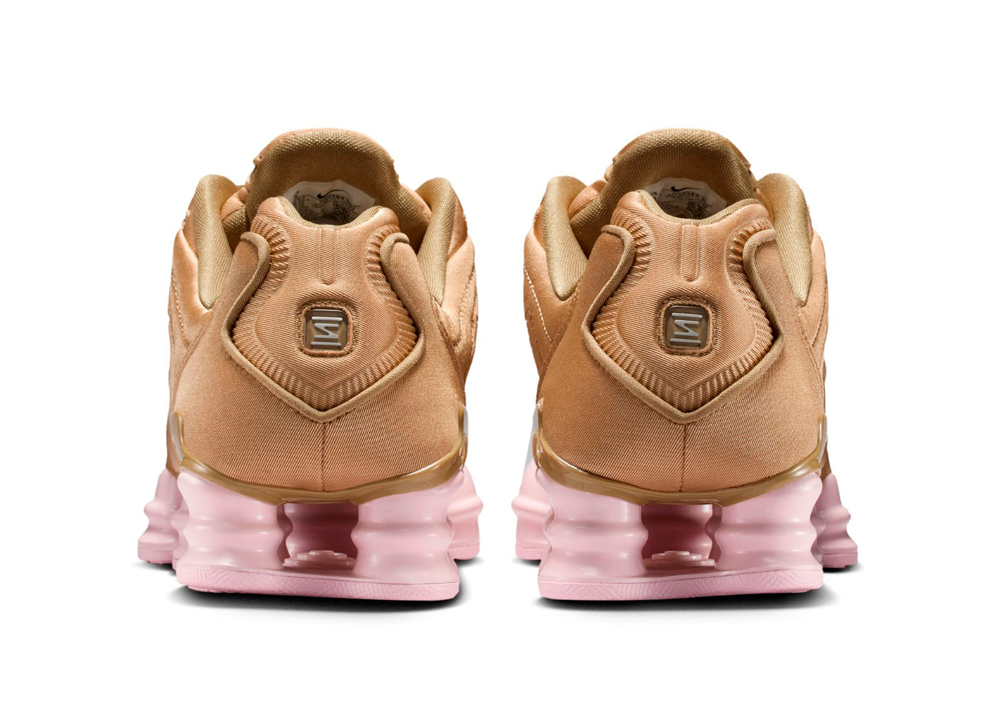 Women's Nike Shox TL in Filbert / Pink Foam — view 2