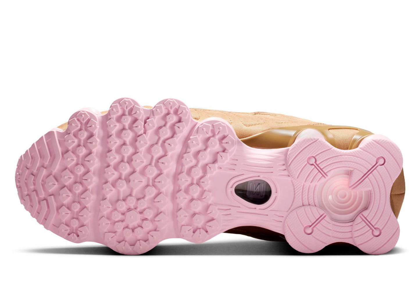 Women's Nike Shox TL in Filbert / Pink Foam — view 5