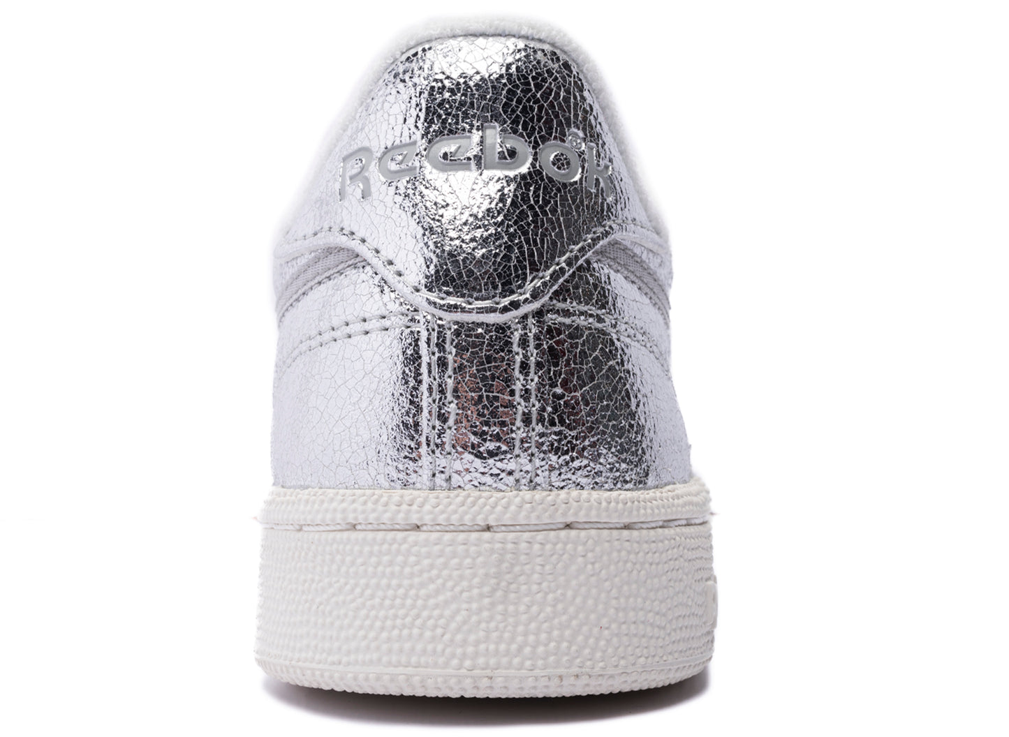 Women's Reebok Club C 85 in Silver / Chalk — view 2