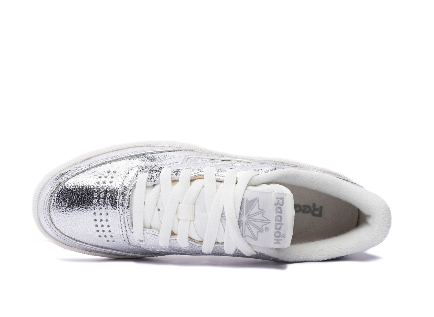 Women's Reebok Club C 85 in Silver / Chalk — view 4