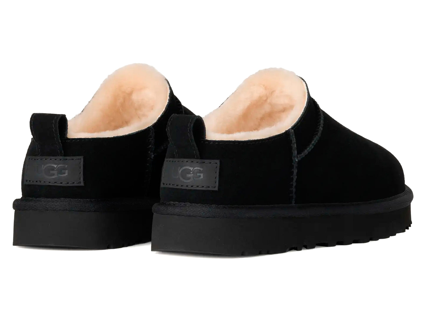 Women's Ugg Classic Micro in Black — view 2