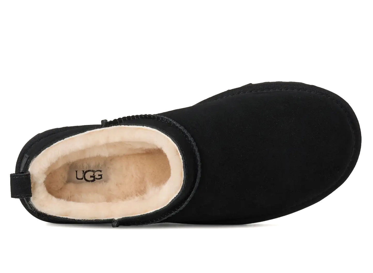 Women's Ugg Classic Micro in Black — view 4