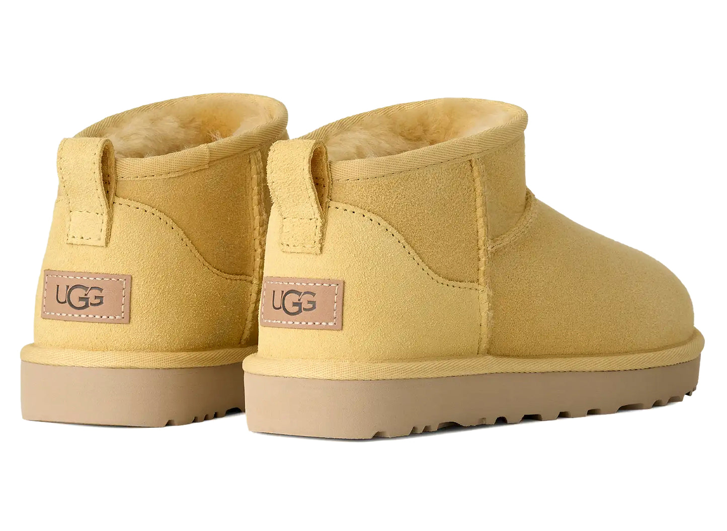 Women's Ugg Classic Ultra Mini in Muted Mustard — view 2