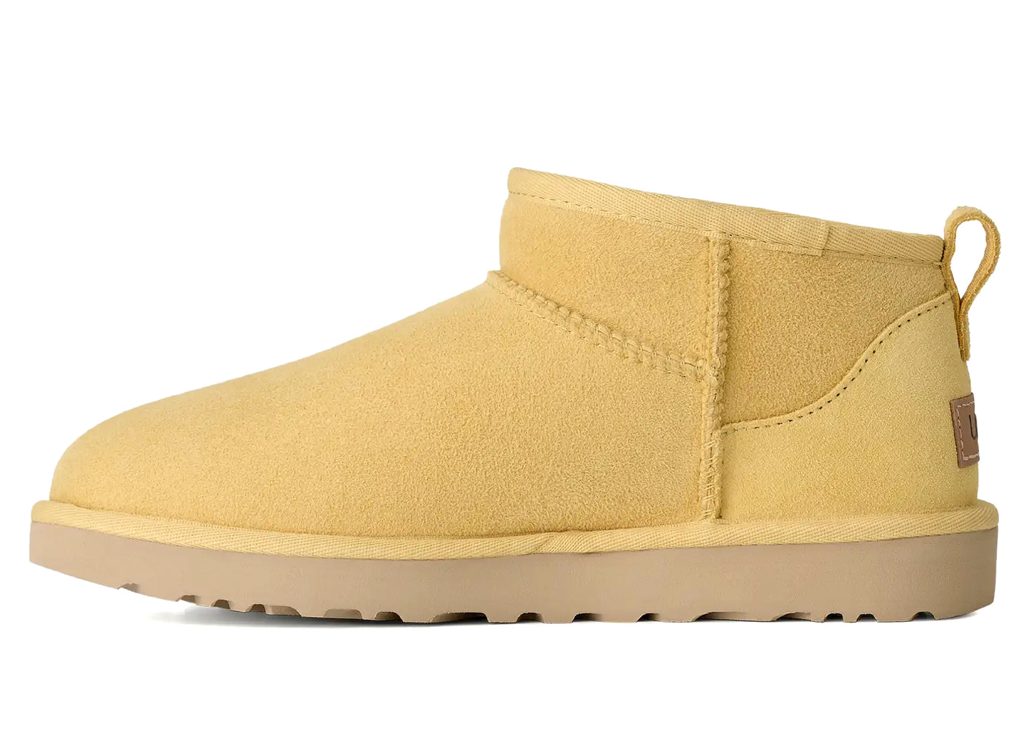 Women's Ugg Classic Ultra Mini in Muted Mustard — view 3