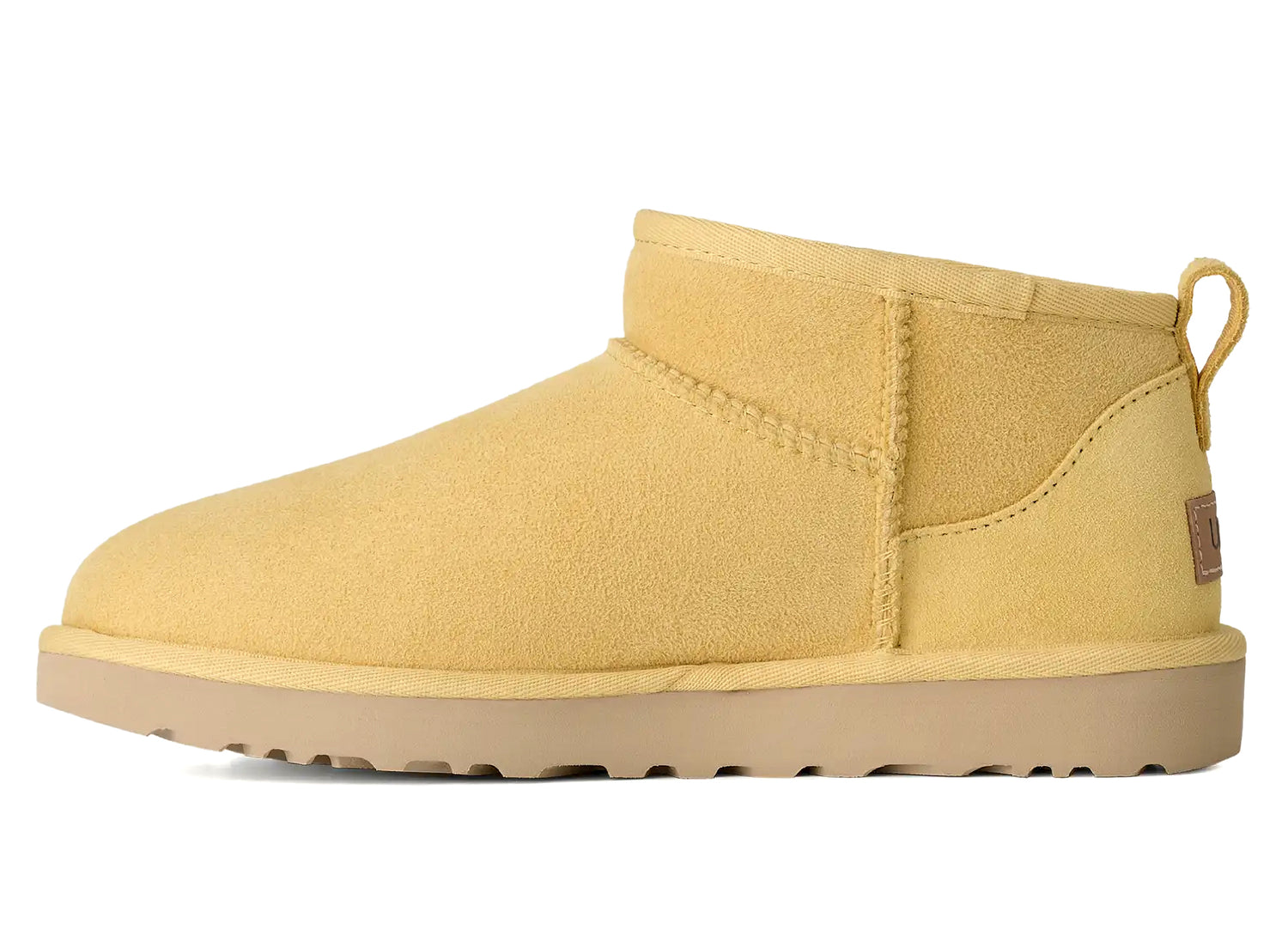 Women's Ugg Classic Ultra Mini in Muted Mustard — view 3
