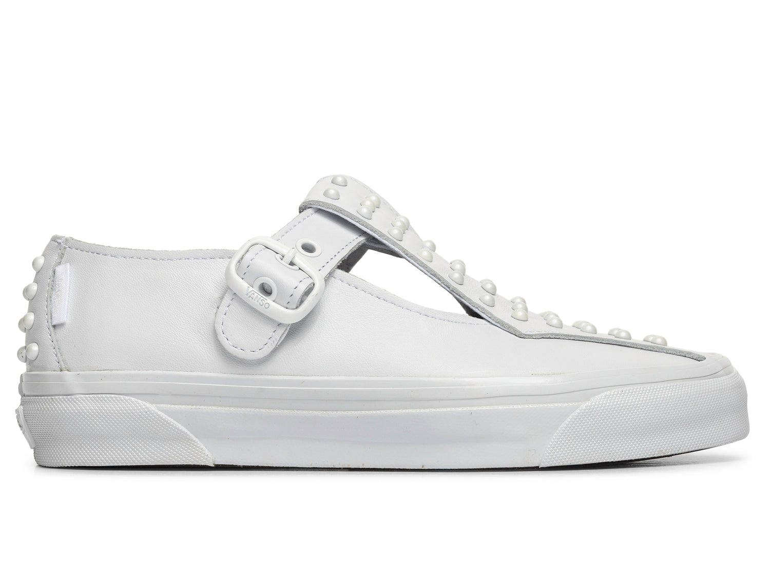 Women's Vans Mary Jane 93 in Pearlized White