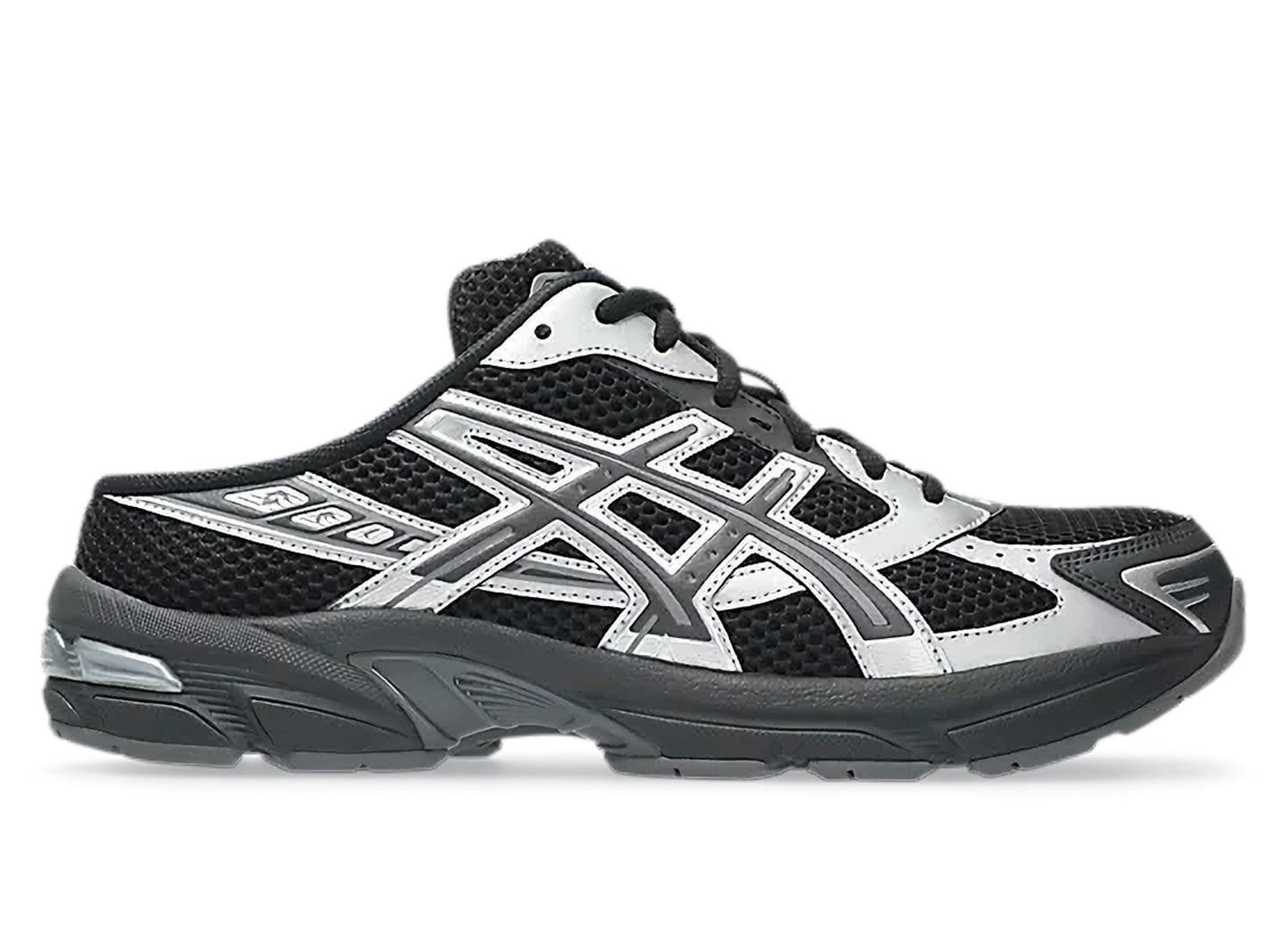 Asics Gel-1130 Mule in 'Black / Graphite Grey'