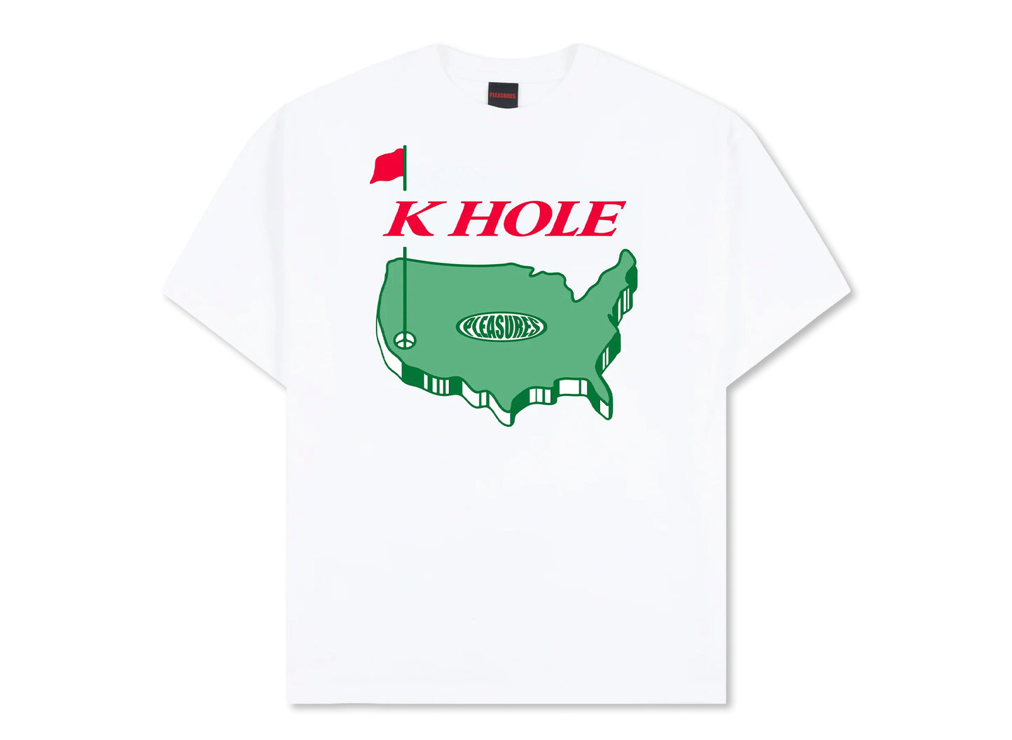 Pleasures Hole T-Shirt in Weiß