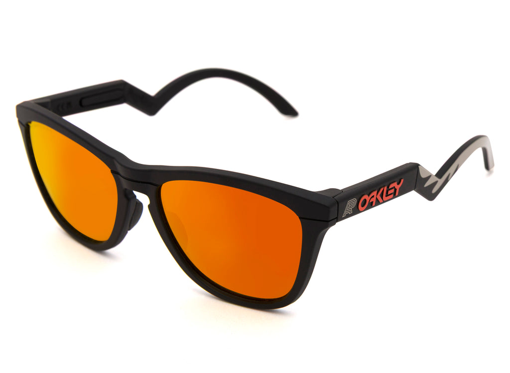 Oakley Frogskins Hybrid AP Sunglasses in Matte Black w/ Prizm Ruby Lenses