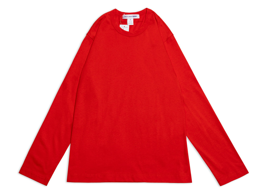 Comme des Garçons SHIRT Logo Tee in Red