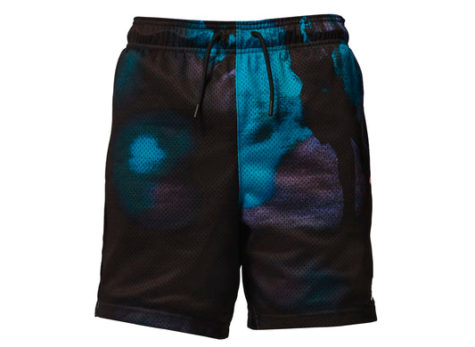 Jordan Brooklyn Mesh Dream Dunk Shorts in Black / Blue