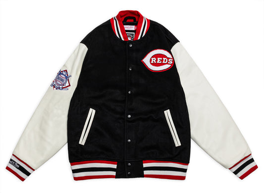 Mitchell & Ness MLB Off Day Cincinnati Reds Varsity Jacket