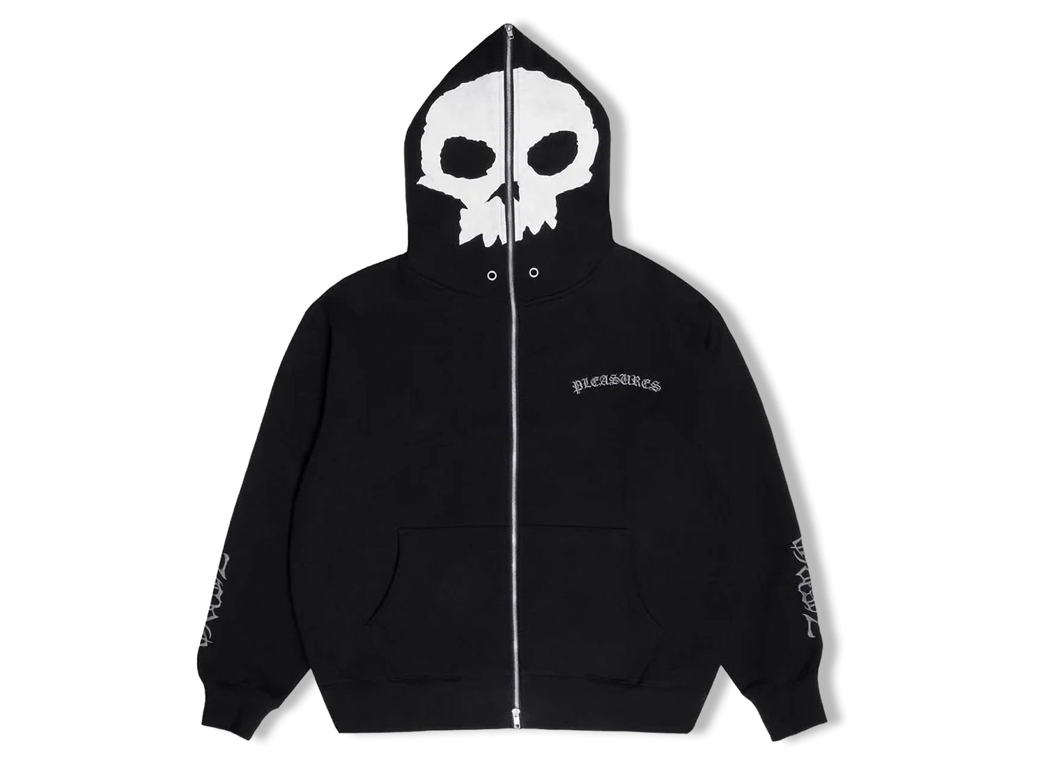 PLEASURES ブラックメタル パーカー Lサイズ SLIP HOODIE – PLEASURES