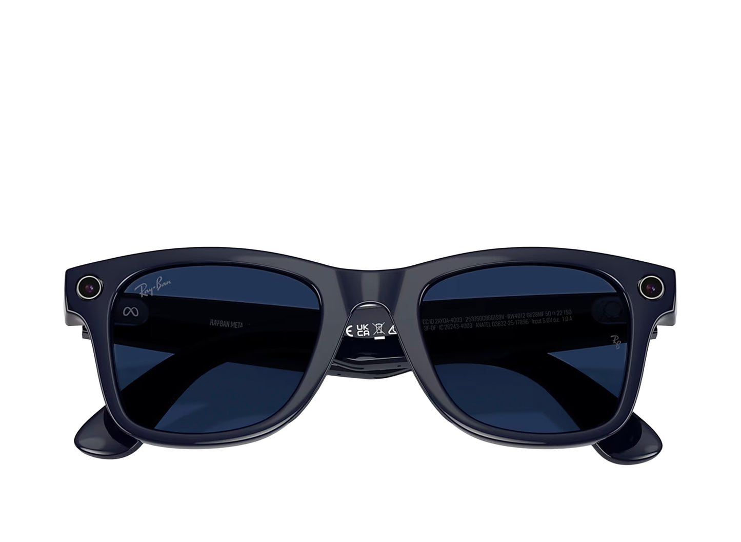 Ray-Ban Meta Wayfarer (Gen 2) Sunglasses in Shiny Cosmic Blue w/ Transitions Sapphire Lenses