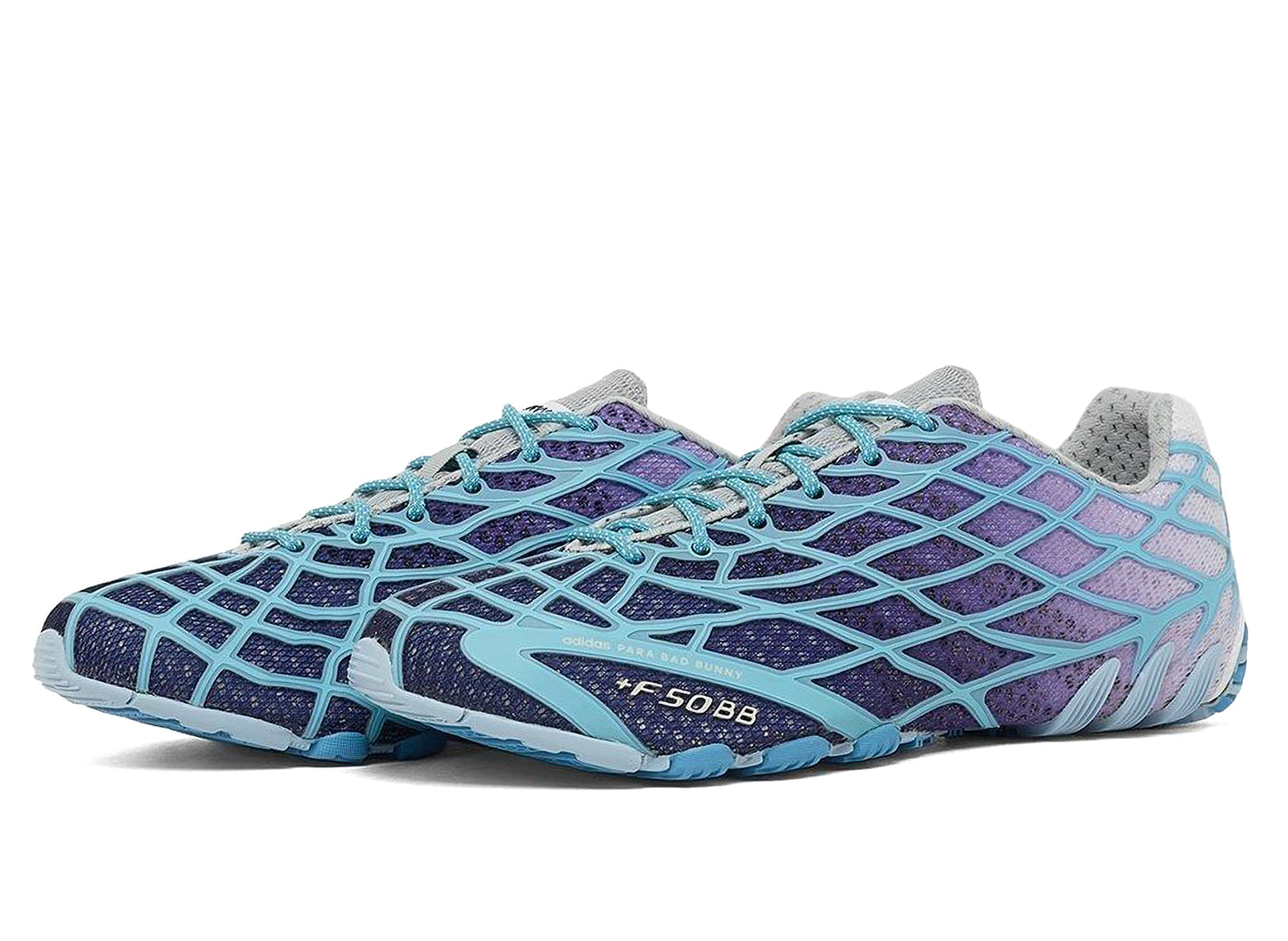 Adidas Bad Bunny F50 Ghost Sprint in Dark Marine / Light Blue — view 2
