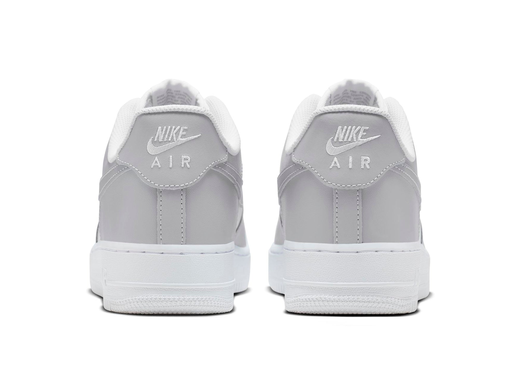 Nike Air Force 1 '07 in White / Light Smoke Grey – Oneness Boutique