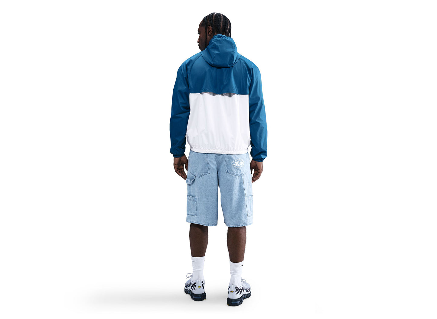 Nike Windrunner Lined Jacket in Court Blue / Sail