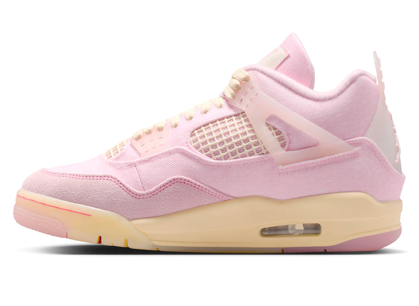 Women's Air Jordan 4 Retro Tex in Pearl Pink / Iced Carmine