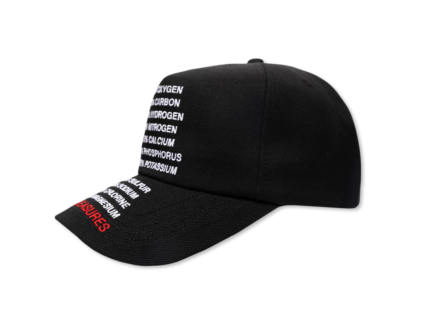 Pleasures Atmosphere Snapback Cap in Schwarz