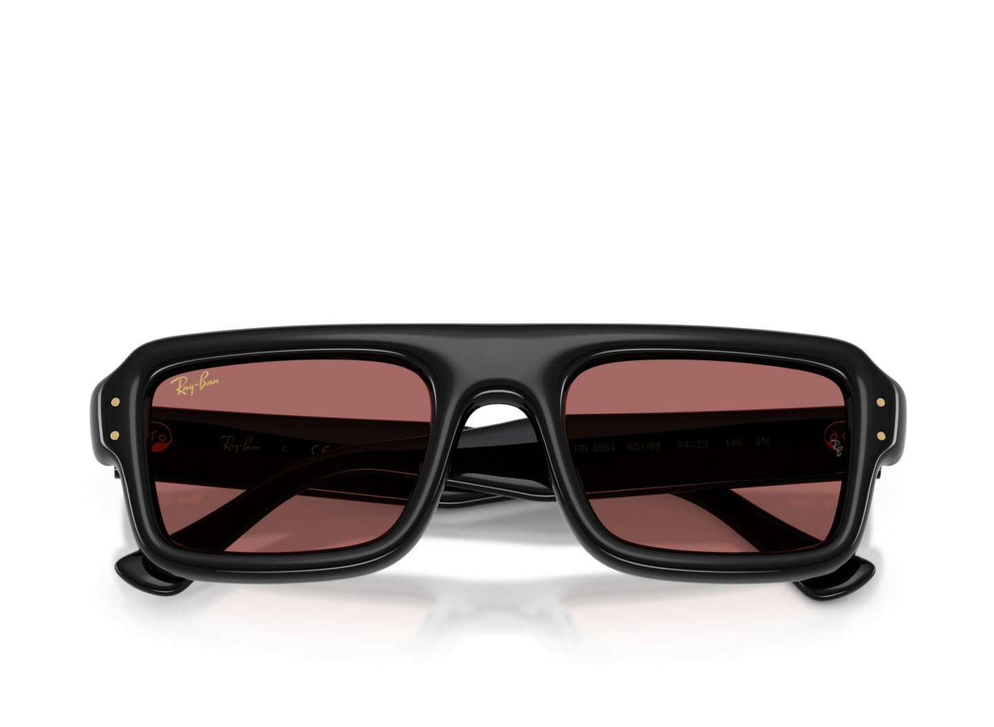 Ray Ban A$AP Rocky Flacko Puffer Sunglasses in Black w/ Dark Violet