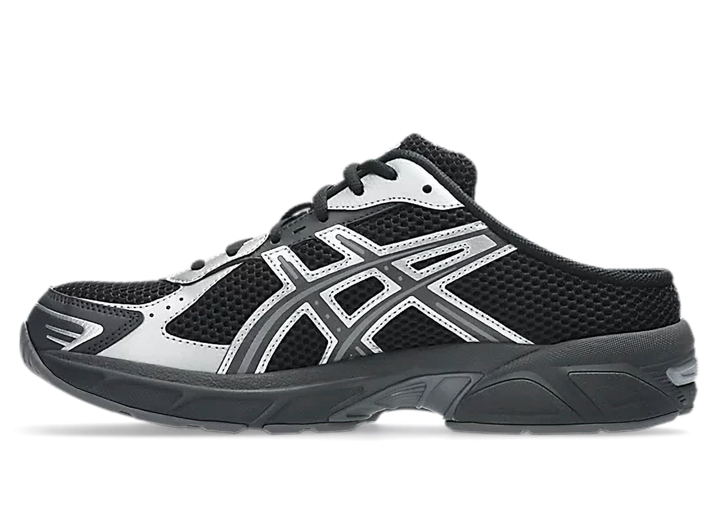 Asics Gel-1130 Mule in 'Black / Graphite Grey'
