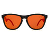 Oakley Frogskins Hybrid AP Sunglasses in Matte Black w/ Prizm Ruby Lenses