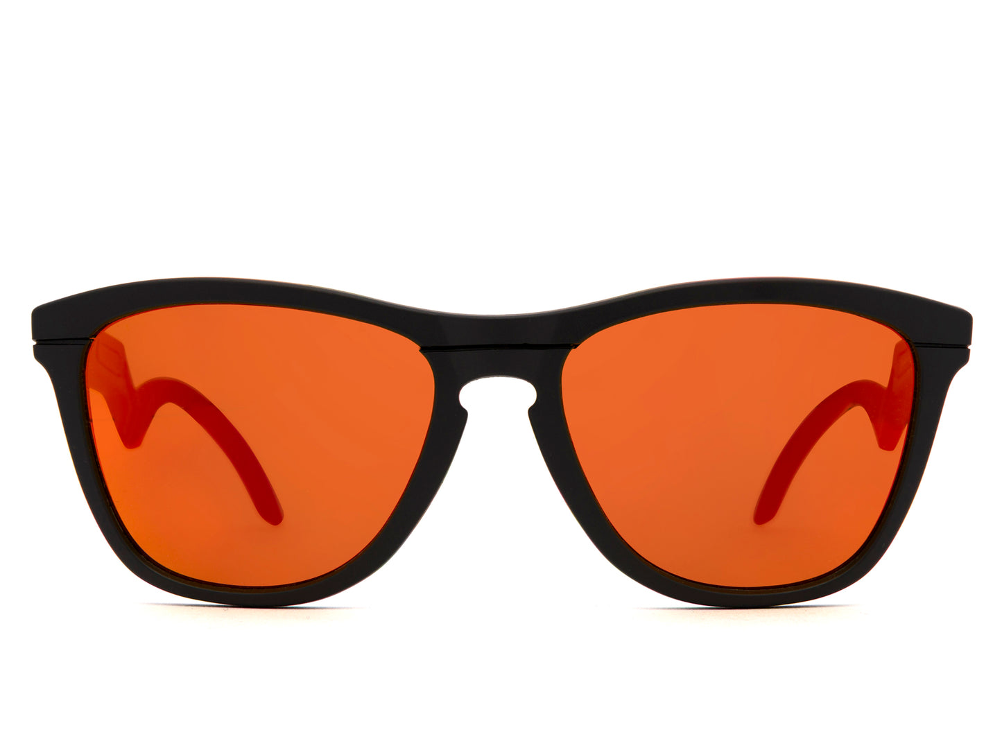 Oakley Frogskins Hybrid AP Sunglasses in Matte Black w/ Prizm Ruby Lenses