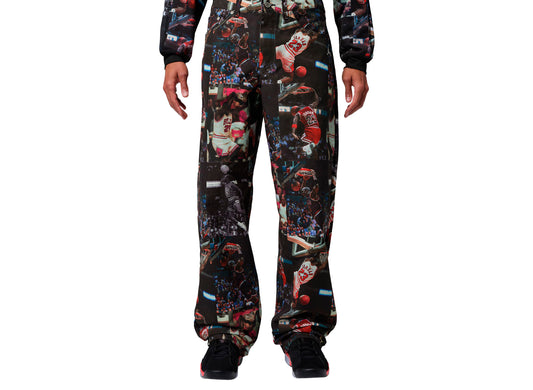 Jordan Flight Woven Pant in Black / Sail