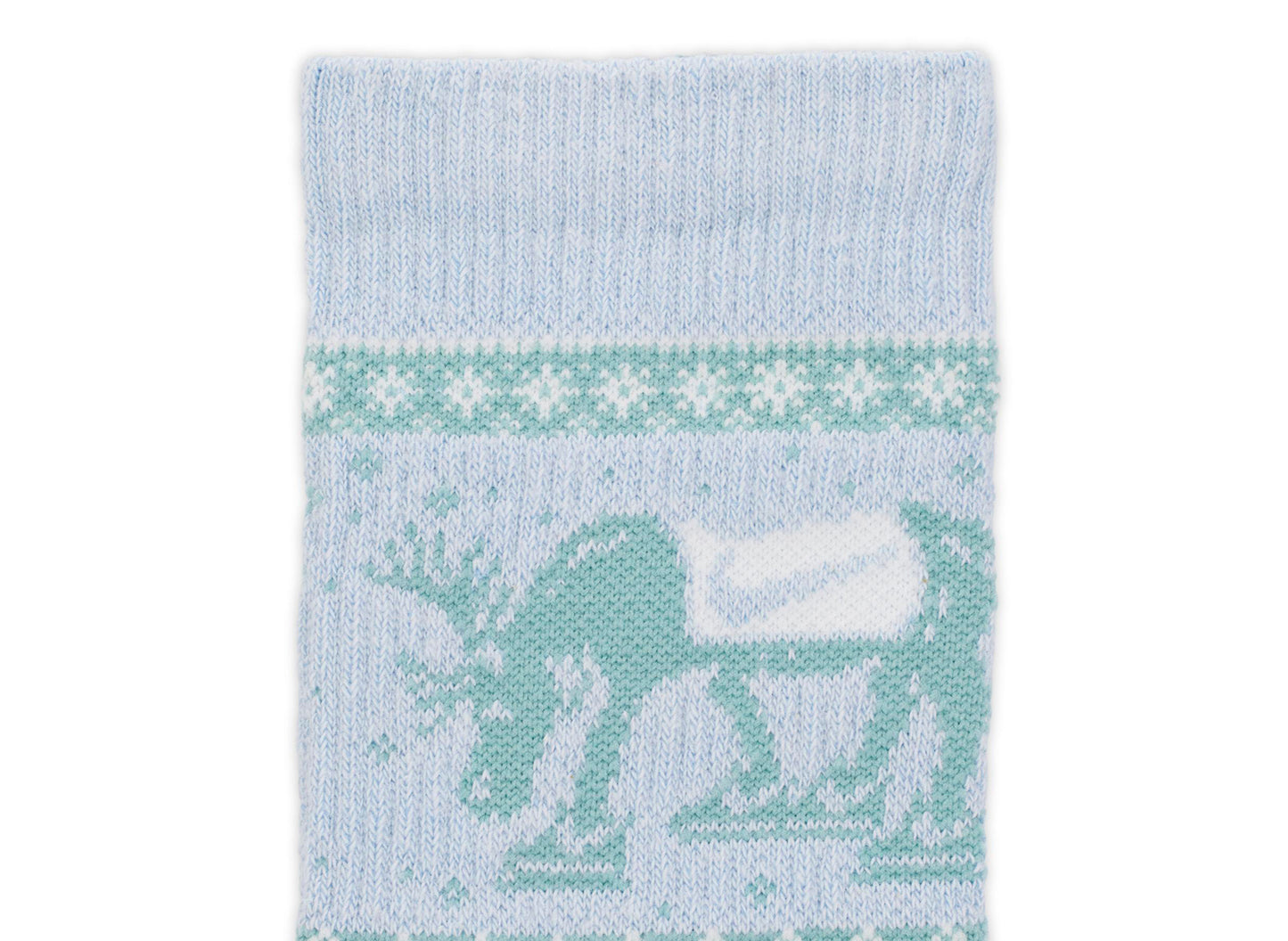 Nike Everyday Plus Cushioned Winter Wonderland Crew Socks in Blue