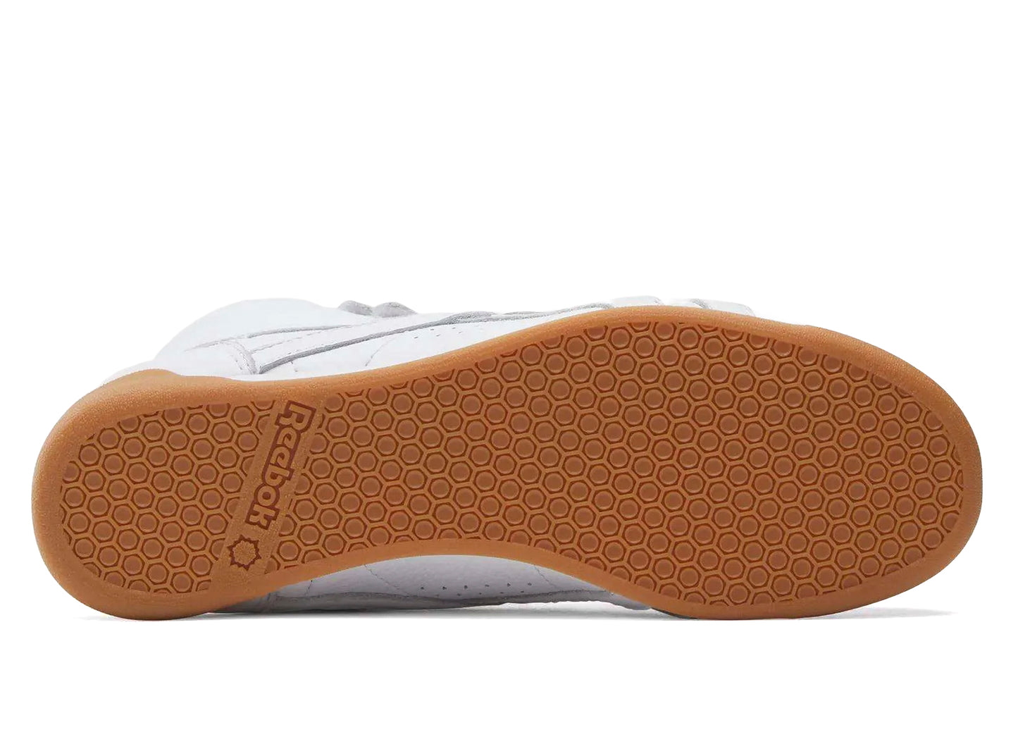 Women's Reebok Freestyle Hi in White / Blue