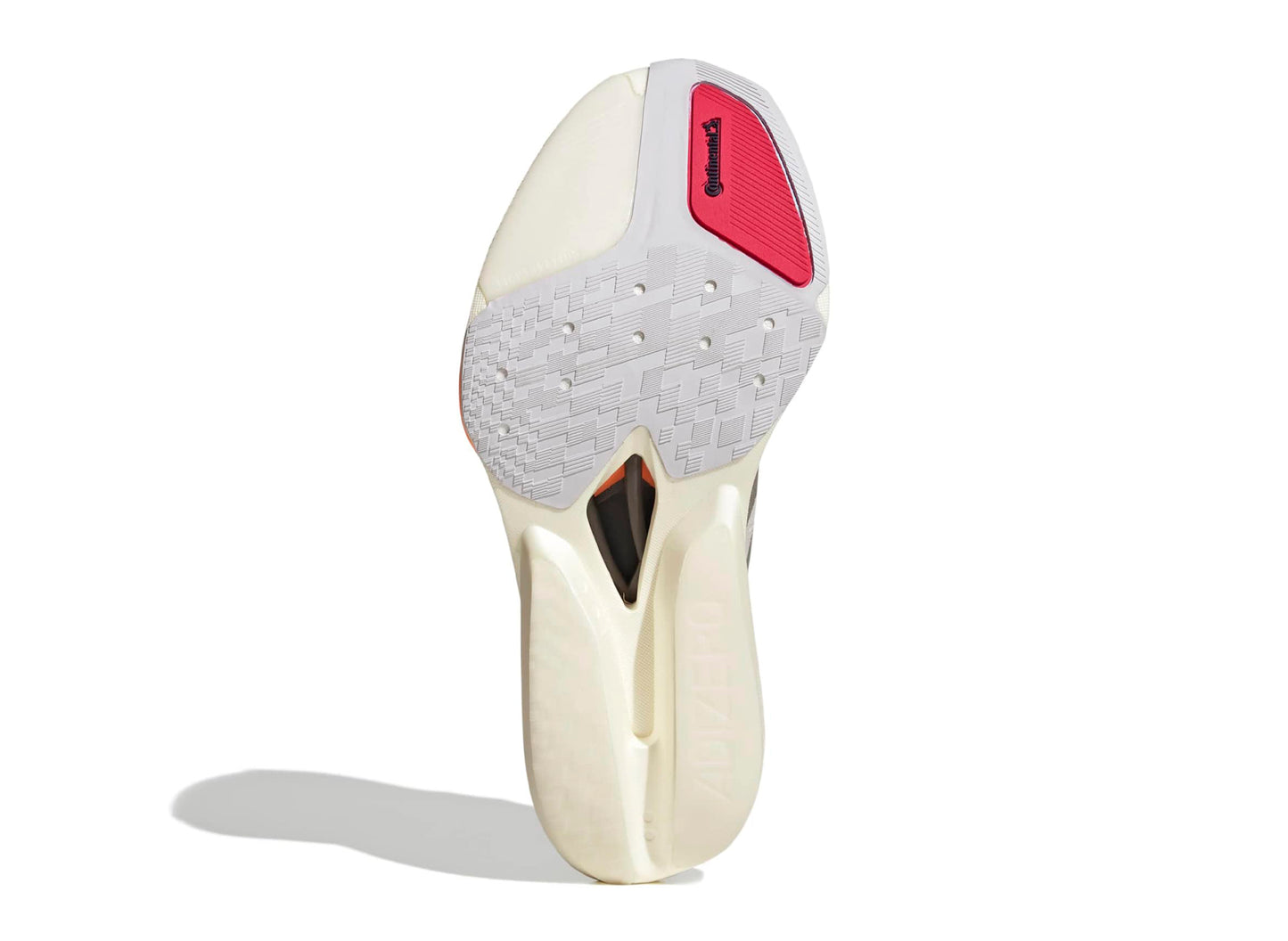 Adidas Adizero Prime X3 Strung in Footwear White / Lucid Red