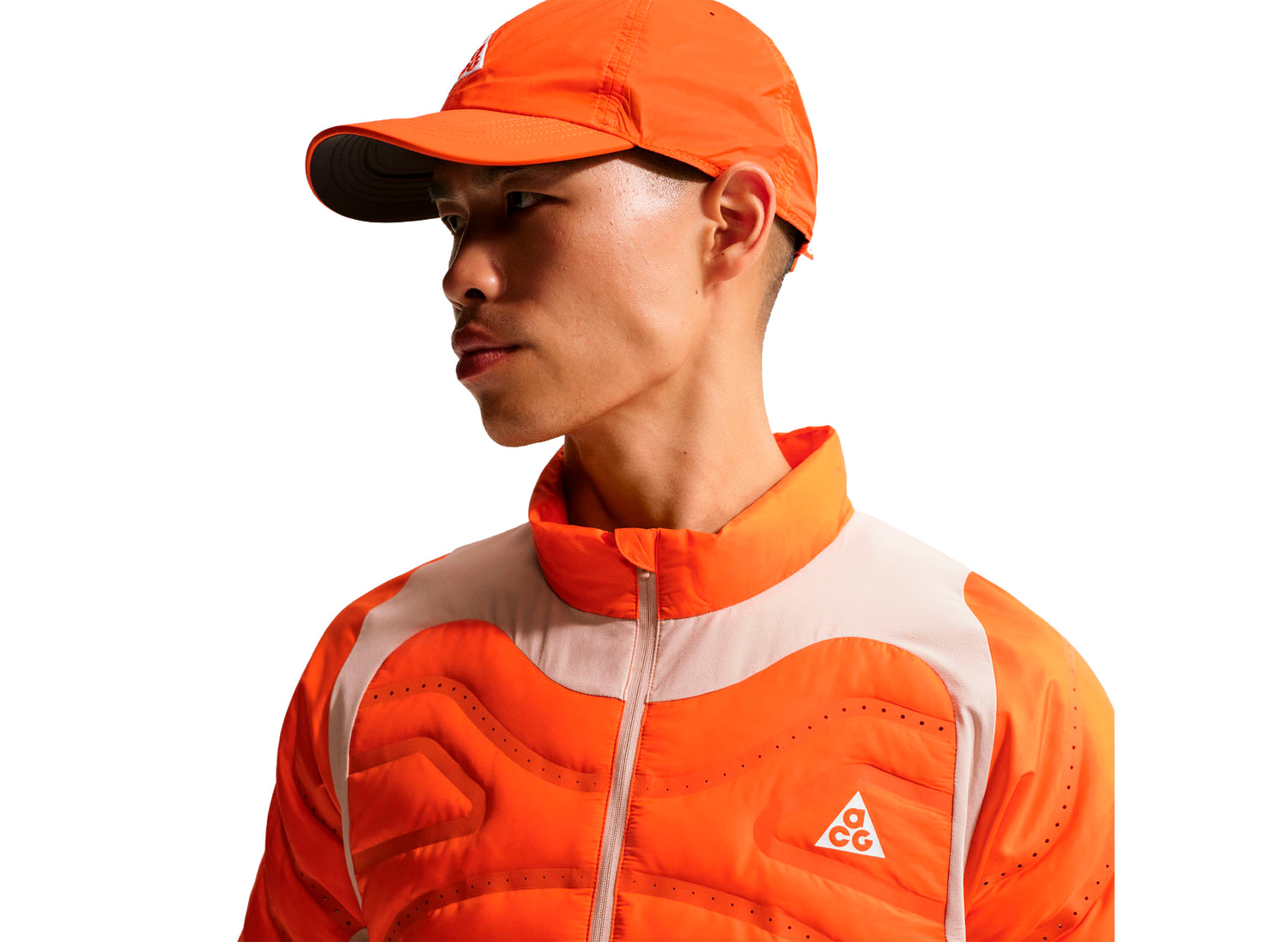 nike acg orange jacket