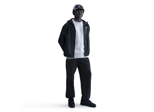 Nike Windrunner Lined Jacket in Black / White