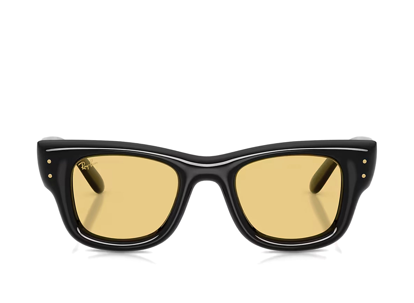 Ray Ban Wayfarer Puffer Black with Yellow