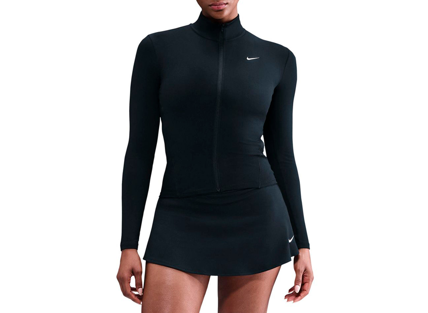 Chaqueta Nike One entallada con cremallera completa y tecnología Dri-FIT para mujer