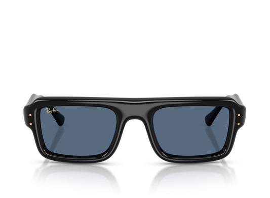 Ray Ban A$AP Rocky Flacko Puffer Sunglasses in Black w/ Dark Blue