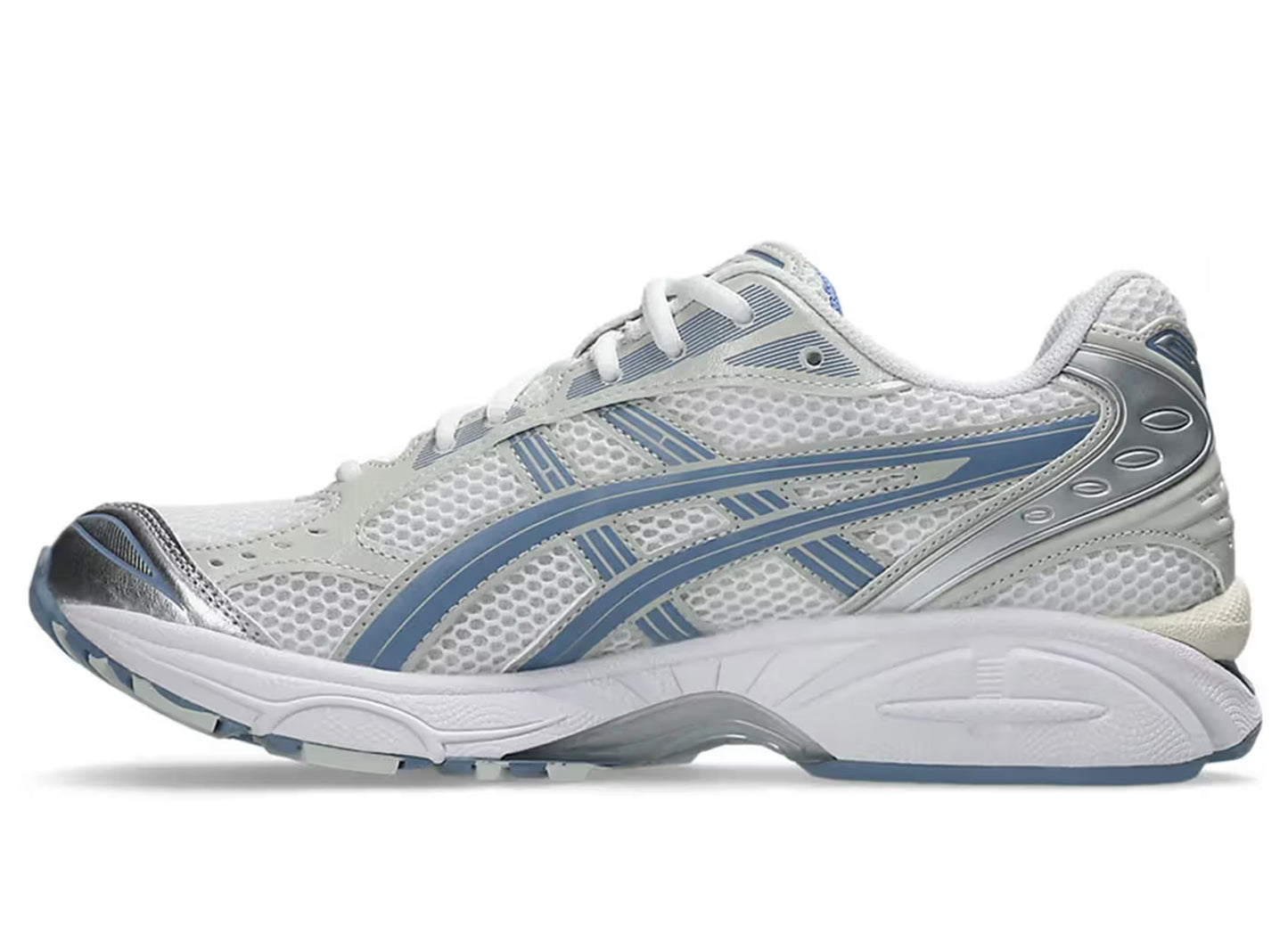 Asics Gel-Kayano 14 in White / Light Navy