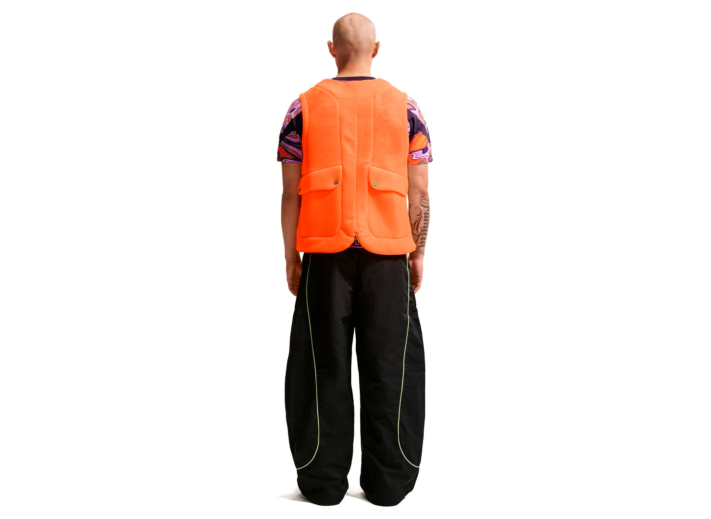 Nike Project F.R.O.G. Bubble Pod Vest in Total Orange