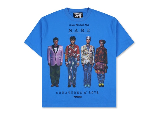 Pleasures x Talking Heads Creatures Heavyweight Shirt in Blue