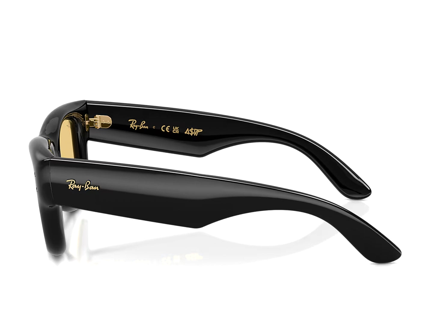 Ray Ban Wayfarer Puffer Black with Yellow