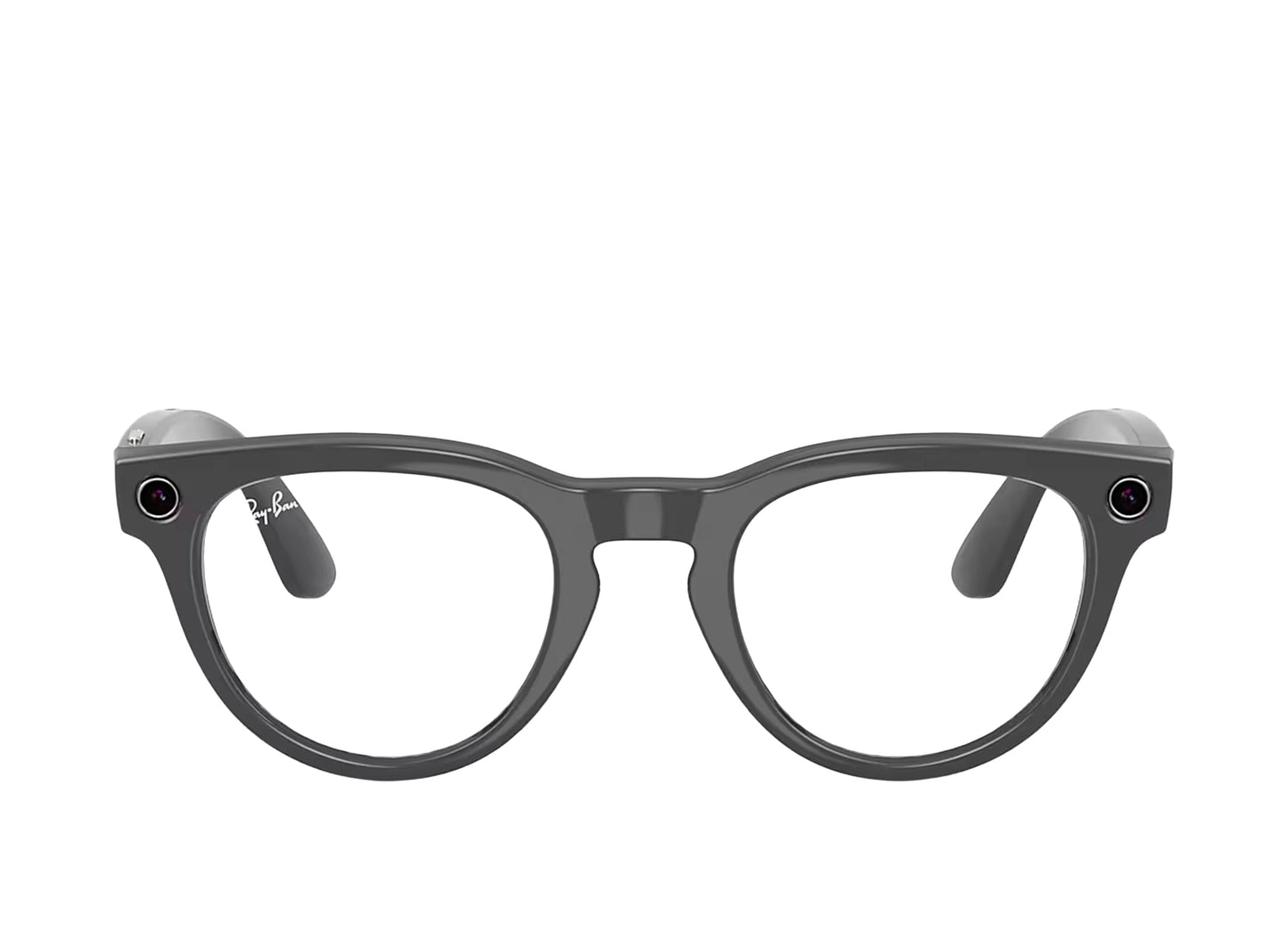 Ray-Ban Meta Headliner (Gen 2) Sunglasses in Shiny Asteroid Grey w/ Transitions Emerald Lenses